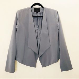 Banana Republic Gray Blazer with Draped Lapel